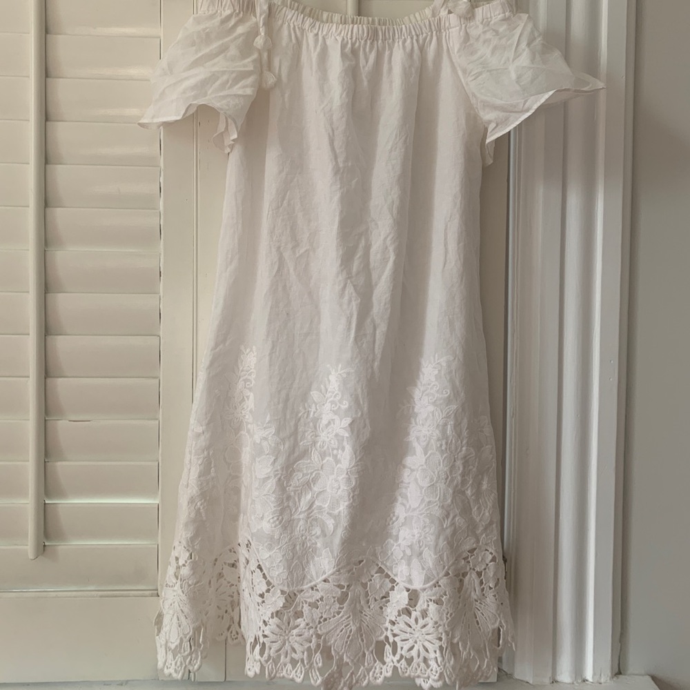 Madewell off the shoulder dress